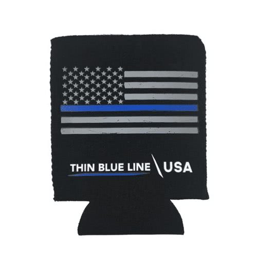 Thin Blue Line / Thin Red Line Can Koozie
